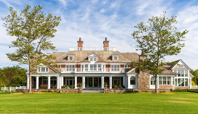 Shingle Home Rear Facade. #shingleHome #Rear #Facade Kean Development.