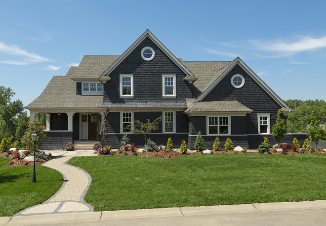 Dark Gray Shingle Home Paint Color. Dark Gray Shingle Home Exterior Paint Color. Dark Gray Shingle Home Exterior Paint Color Ideas. #DarkGray #Shingle #Home #Exterior #PaintColor Spacecrafting Photography.