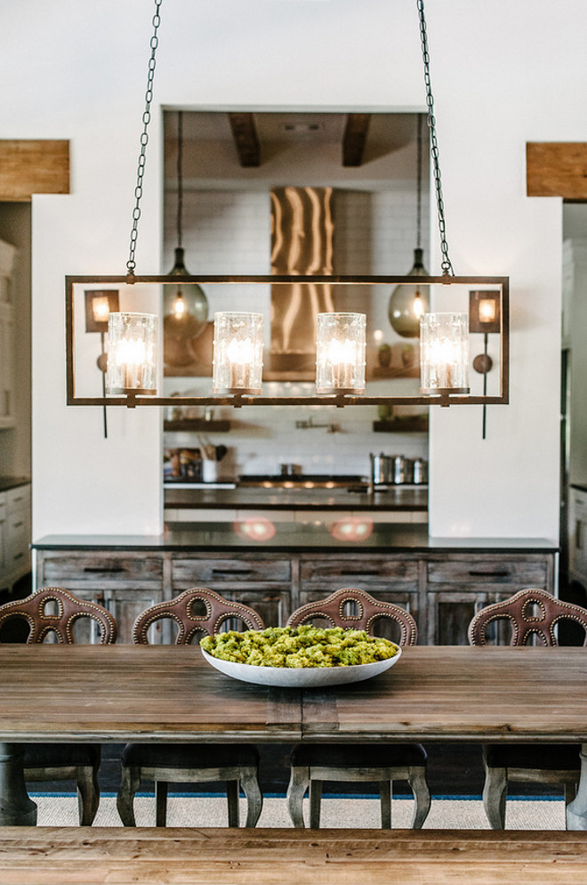 Linear Chandelier. Rustic Linear Chandelier. Transitional Rustic Linear Chandelier. Linear Chandelier Ideas. Dining room Linear Chandelier. #LinearChandelier #RusticLinearChandelier Geschke Group Architecture.