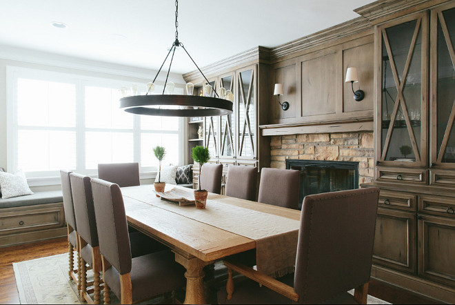 Dining Room Cabinet. Dining Room Built in Cabinet. Dining Room Fireplace Built in Cabinet. Dining Room Built in Cabinet and Window seat. Dining Room Built in Cabinet measurements. Dining Room Built in Cabinet height. Dining Room Built in Cabinet dimensions. #DiningRoomBuiltinCabinet #DiningRoom #builtinCabinet Kate Marker Interiors.