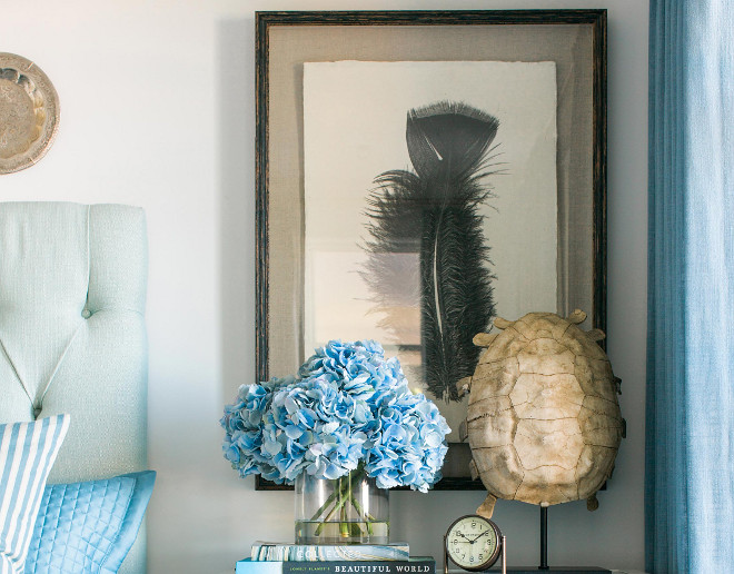 Blue and white bedroom decorating ideas. HGTV Dream Home 2016