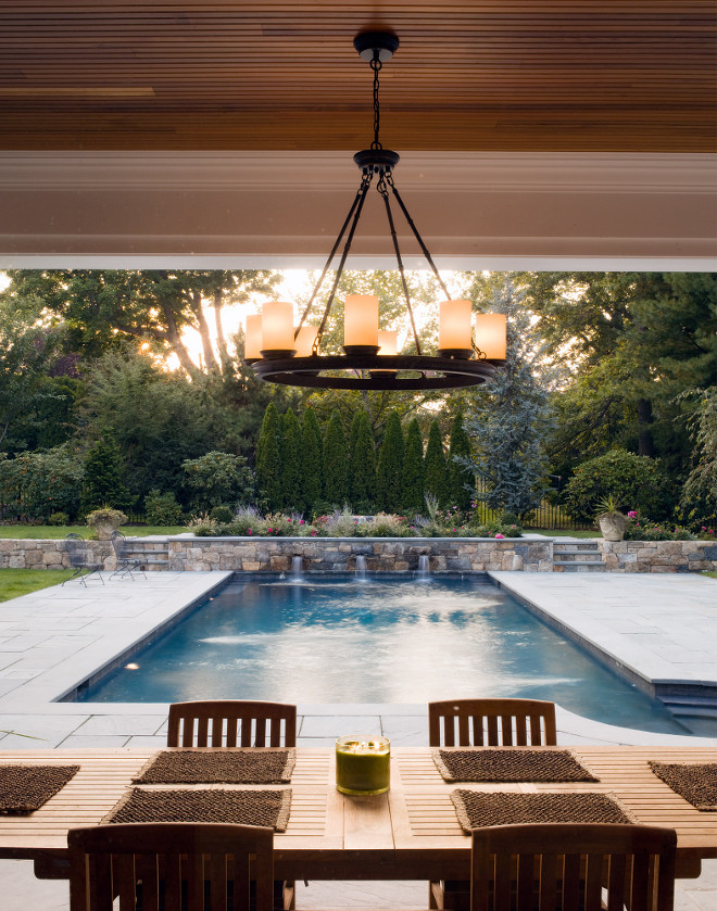 Covered Porch Ceiling. Peter Cadoux Architects.