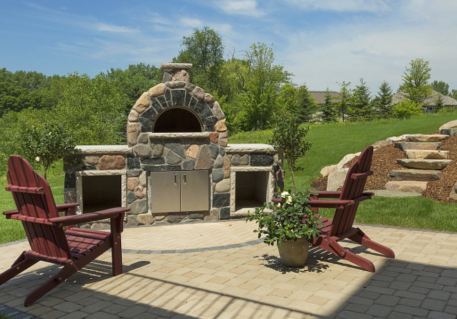 Outdoor Pizza Oven. Outdoor Pizza Oven Ideas. Backyard Outdoor Pizza Oven. #OutdoorPizzaOven #PizzaOven Spacecrafting Photography. Carl M. Hansen Companies.