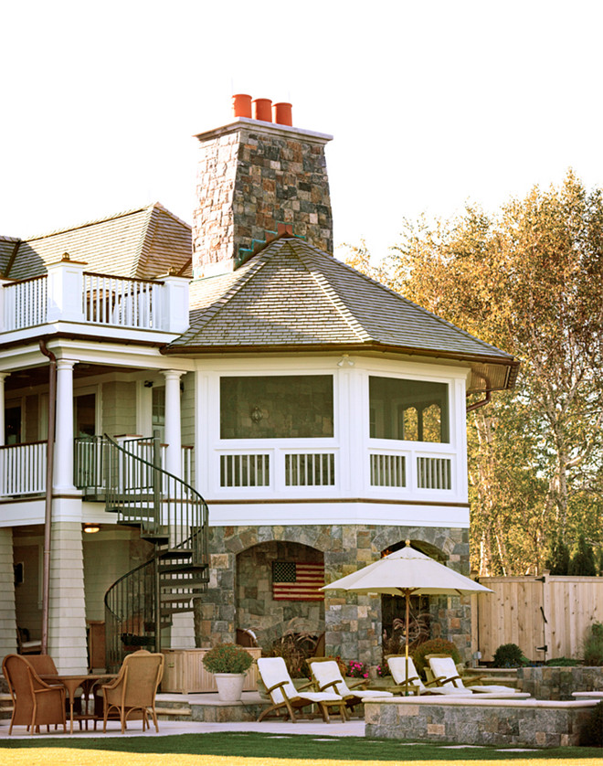 Patio Spiral Staircase. Patio Spiral Staircase going to backyard. Patio Spiral Staircase. #PatioSpiralStaircase Peter Cadoux Architects.