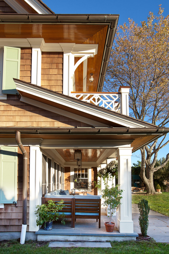 Porch Columns. White Porch Columns. Porch Columns Single Home. Home Porch Columns #Porch #Columns #PorchColumns Peter Cadoux Architects.