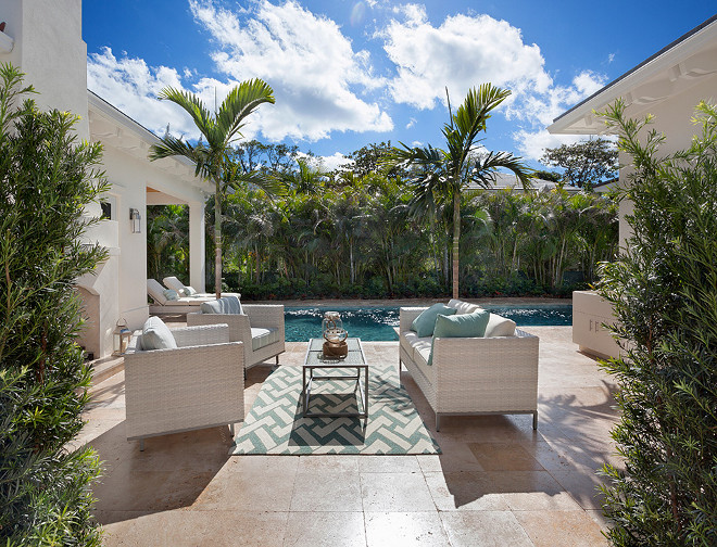 White and turquoise outdoor furniture. Turquoise outdoor furniture #Whiteoutdoorfurniture #Turquoiseoutdoorfurniture Casatopia, LLC - Ibi Designs