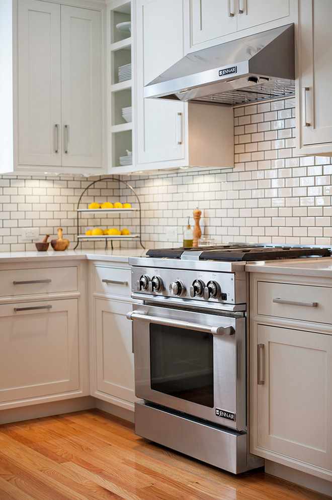 Subway tile backsplash grout color. Subway tile backsplash grout color ideas. Subway tile backsplash grout color is Lacticrete Platinum. #Subwaytilebacksplashgroutcolor #SubwaytileGrout #backsplashgroutcolor New England Design Works