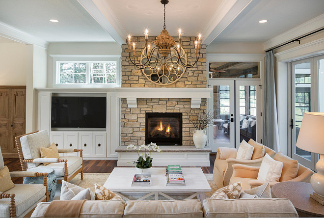 Living Room Fireplace Furniture Layout, Living Room TV Built in Fireplace Furniture Layout, Living Room TV Built in Fireplace Furniture Layout Ideas #LivingRoom #TVBuiltin #Fireplace #FurnitureLayout Divine Custom Homes Bria Hammel Interiors