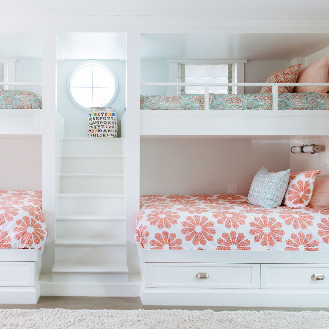 Built in Staircase Bunk bed, Bunk room features a built in staircase #Bunkroom #builtinstaircase #Bunkroombuiltinstaircase Waterleaf Interiors