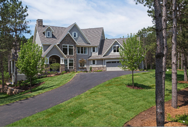 Gray House Paint Color. Gray House siding and trim paint color The house was painted in Sherwin Williams "Intellectual Gray" and the trim is Benjamin Moore "Linen White". #GrayHouse #GrayExterior #GrayHome #PaintColor #Graysidingpaintcolor #Grayhometrimpaintcolor #SherwinWilliamsIntellectualGray #BenjaminMooreLinenWhite #Homeexteriorpaintcolor