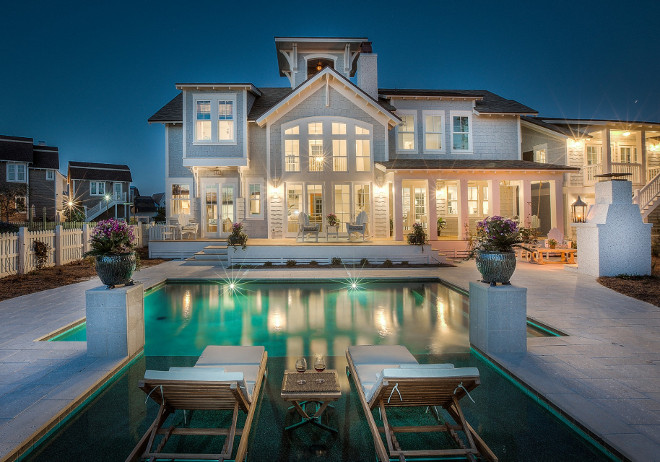 Pool and back of the house. 30avibe Photography.