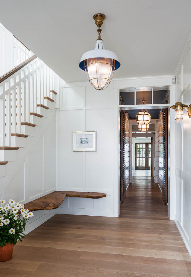 Foyer Lighting. Foyer Lighting and Hallway. Foyer Lighting. Foyer Lighting. Foyer Lighting by Circa Lighting. Foyer lighting is Thomas O'Brien Henry Industrial Hanging Light. Hallway lighting is the octagonal lantern Suzanne Kasler Small Morris Lantern #FoyerLighting Asher Architects