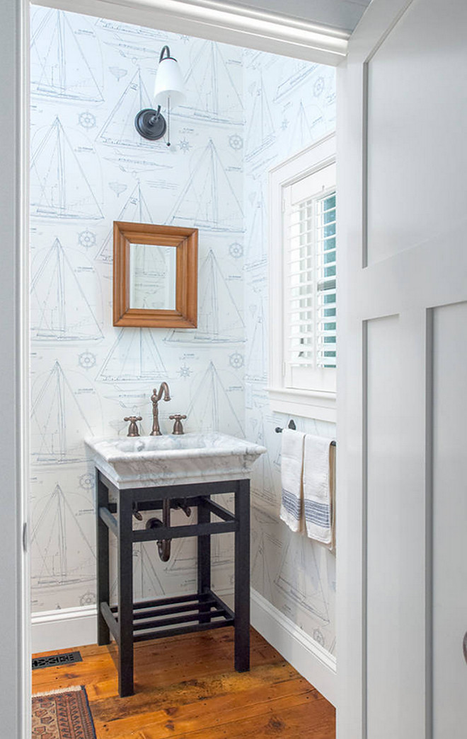 Coastal wallpaper Chesapeake Novelty - Navy Line On White Wallpaper. Coastal wallpaper ideas Chesapeake Novelty - Navy Line On White Wallpaper #ChesapeakeNoveltyNavyLineOn WhiteWallpaper #Coastal #Coastalwallpaper #wallpaper Banks Design Associates