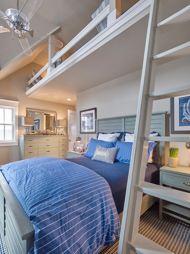 Loft Bedroom. Kids Loft Bedroom. Kids Custom Loft Bedroom. Kids Loft Bedroom Decorating Ideas. Loft Bedroom #LoftBedroom #kidsLoftBedroom #CustomLoftBedroom Asher Associates Architects. Megan Gorelick Interiors