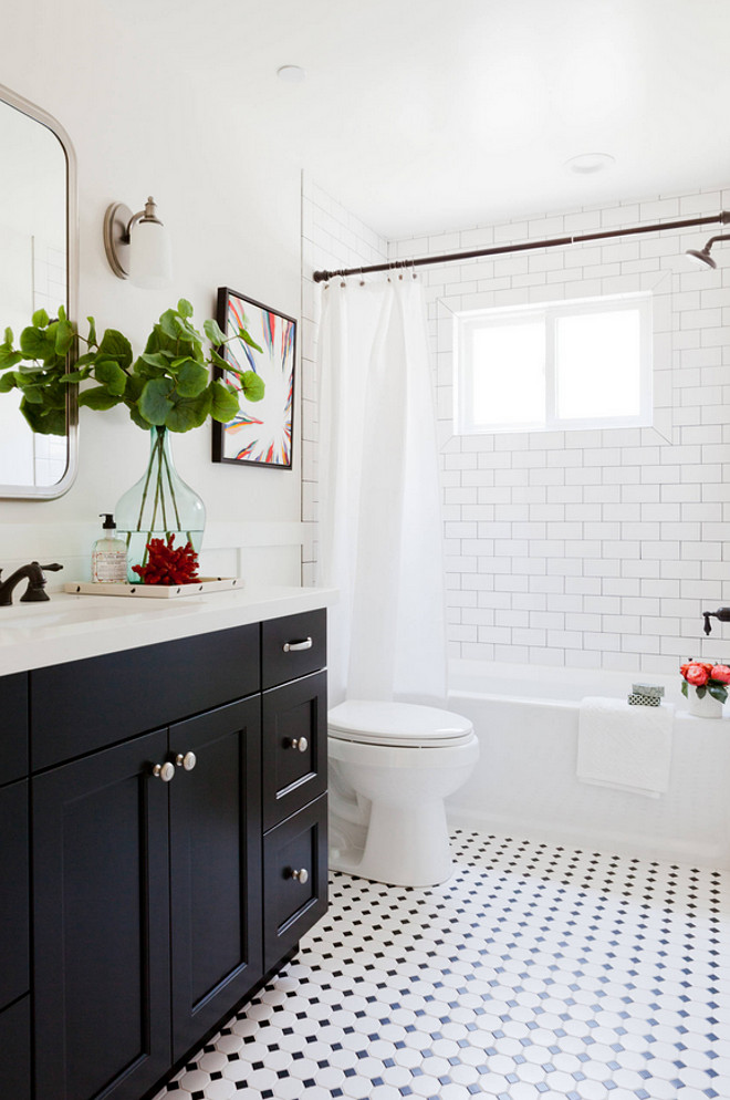 Bathroom Tiling. Easy Bathroom Tiling Ideas. Affordable and classic bathroom tile flooring ideas. Bathroom Octagon and Dot flooring. #OctagonandDot #OctagonandDotFlooring #OctagonandDotTiles #BathroomOctagonandDot #Bathroomtiles #Bathroomtiling #Classicbathroomtiles Kate Lester Interiors