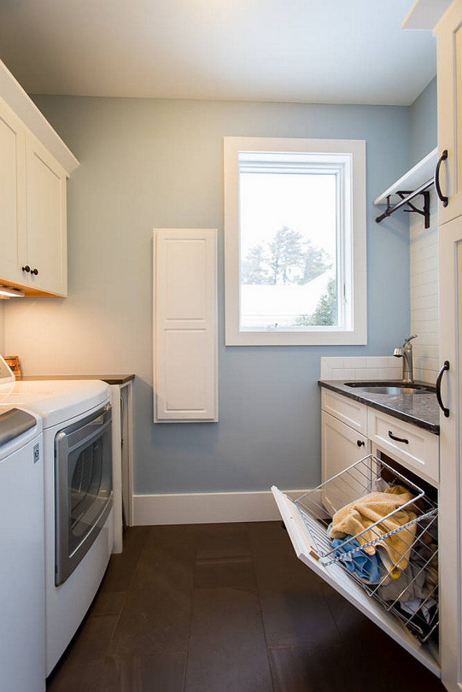 Blue laundry room paint color Valspar lighthouse shadows 4008-3B. Valspar lighthouse shadows 4008-3B. Valspar lighthouse shadows 4008-3B #Valsparlighthouseshadows BAC Design Group