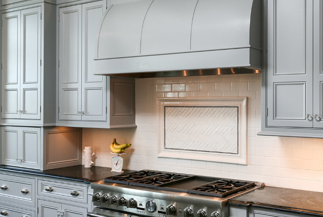 Gray Kitchen Hood. Kitchen with gray hood. Gray Kitchen Hood Ideas. Gray Kitchen Hood Paint Color. Gray Kitchen Hood #GrayKitchenHood #GrayHood #GrayKitchen Artisan Signature Homes.