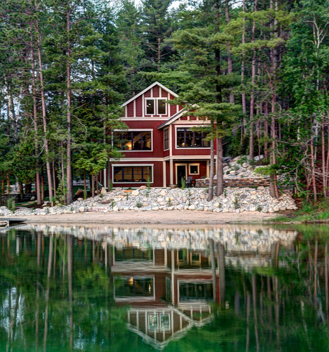 Lake House. Lake house in the woods. Lake house. lake Cabin. #Lakehouse BAC Design Group