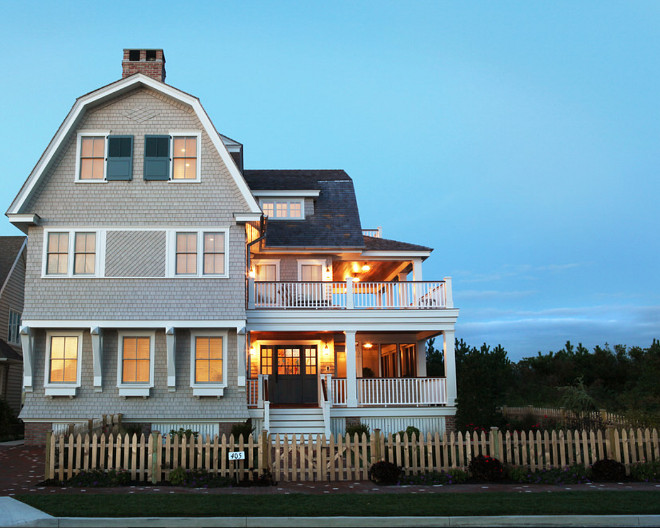 Shingle Beach House Architectural Details. Classic Shingle Beach House Architectural Ideas. #ShingleBeachHouse #ShingleBeachHouseArchitecturalDetails Asher Associates Architects