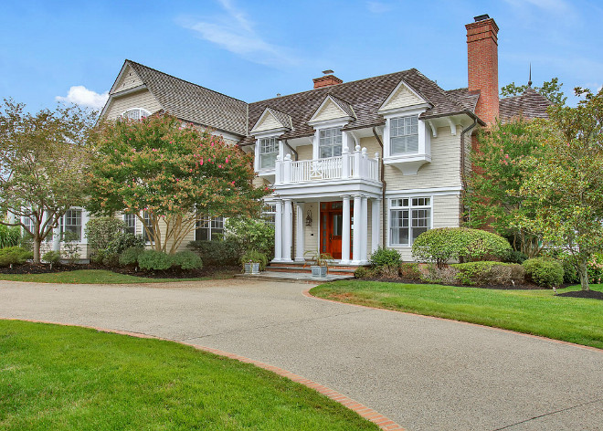 Traditional Shingle Home exterior.Traditional Shingle Home. Traditional Shingle Home exterior ideas #TraditionalShingleHome #TraditionalShingleHomeexterior Christie's Real Estate