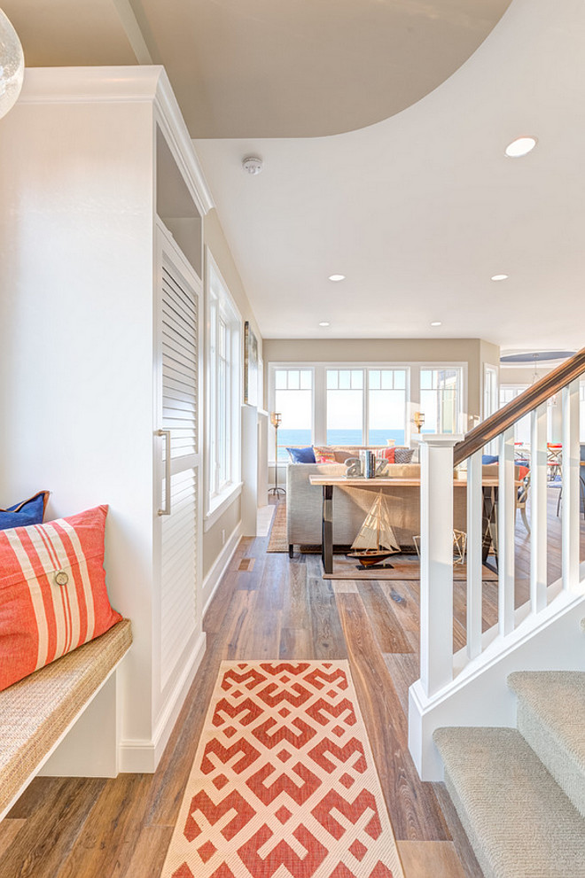 Window Seat Foyer Ideas. Foyer with window seat. Window seat foyer design. Window seat foyer ideas. #Windowseat #foyer Mike Schaap Builders