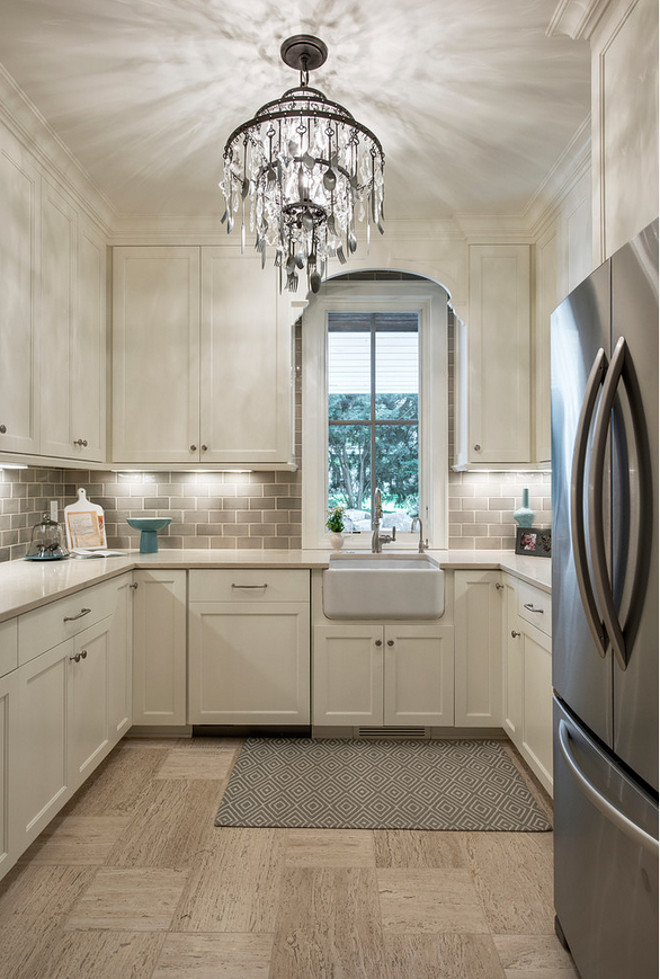 Pale Gray Backsplash. Ivory cabinets with pale gray backsplash. Pale Gray Backsplash Tile. Pale Gray Backsplash Tiling. Pale Gray Backsplash Ideas #PaleGrayBacksplash #PaleGrayBacksplashIdeas #PaleGrayBacksplashTiling #PaleGrayBacksplash Alexander Design Group, Inc