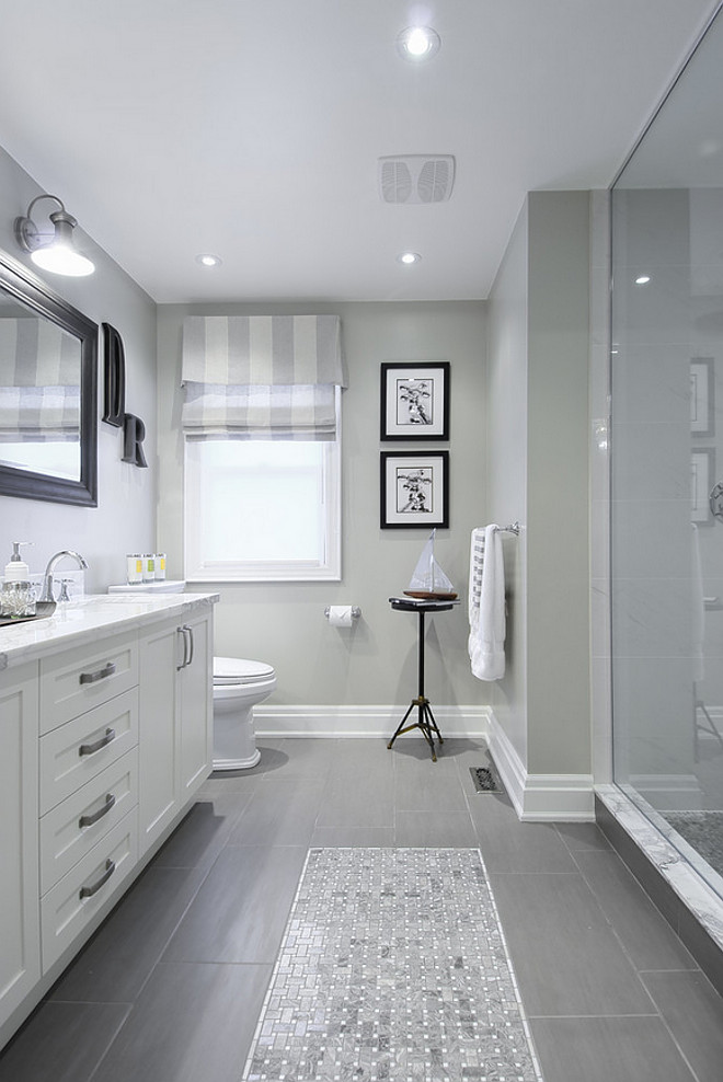 Gray Bathroom Reno. Gray Bathroom Reno Ideas. Gray Bathroom Reno. Gray Bathroom Paint color is Sing Time from Para Paints. #Bathroom #GrayBathroom #Bathroomreno #BathroomRenoPaintColor #GrayBathroomReno #BathroomRemodel #BathroomIdeas #Bathrooms marianiLIND inc.