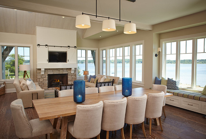 Dining room lighting. Bryant Large Billiard Light. Bryant Large Billiard Light. Bryant Large Billiard Light #BryantLargeBilliardLight Francesca Owings Interior Design