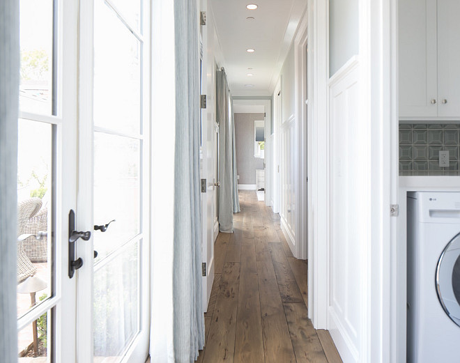 Hall Millwork. Gorgeous white millwork down this hall #Hall #Millwork