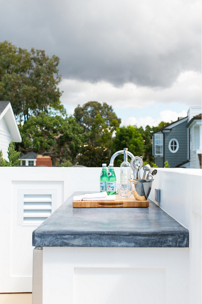 Outdoor Kitchen Countertop. Outdoor Kitchen Countertop Ideas. Outdoor Kitchen Countertop is Stained Concrete. #OutdoorKitchenCountertop #StainedConcrete #StainedConcreteCountertop