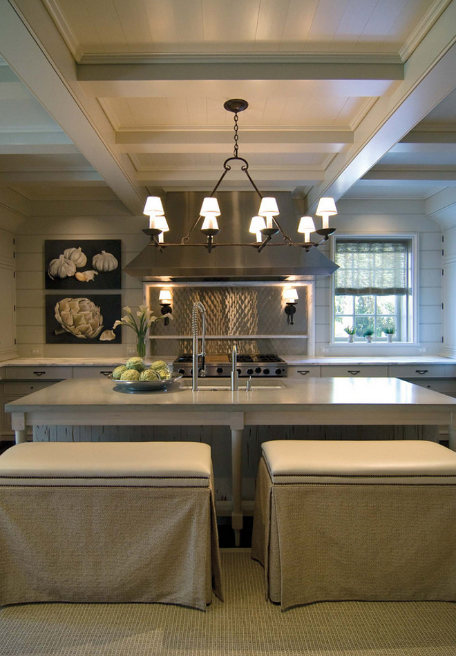 Pale gray kitchen. Kitchen with warm pale gray cabinets and walls. Gray kitchen. #graykitchen #palegray #palegraykitchen #warmgray #warmgraykitchen #graykitchenideas Pursley Dixon Architecture