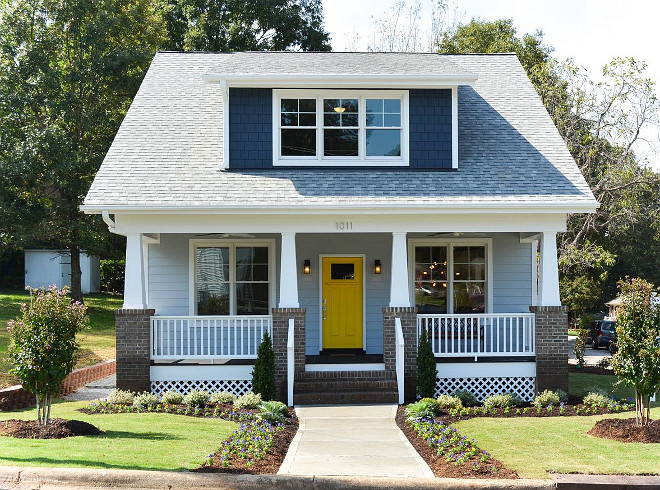 Yellow Door paint color. Yellow door paint color ideas. Yellow front Door #YellowDoor #YellowDoorPaintColor #YellowDoorIdeas #YellowFrontDoor Jody Brown Architecture, pllc