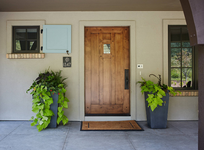 Front Door Planters. Front Door Planters. Front entry porch planters. Front Door Planters ideas. Front Door Planters #FrontDoorPlanters #FrontDoor #Planters #frontdoors #porch #porchplanters #doorplanters #porches #frontporch Francesca Owings Interior Design