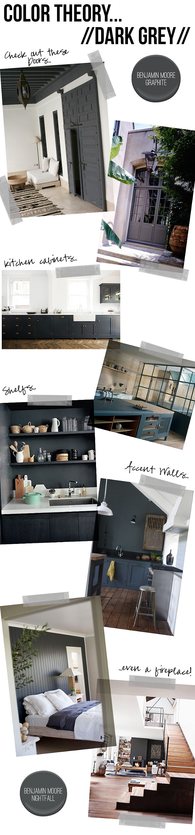 Dark Gray Paint Colors. Top Dark Gray Paint Colors. Best Dark Gray Paint Colors. Where to use dark gray paint colors. Benjamin Moore Graphite. Benjamin Moore NightFall #BenjaminMooreGraphite #BenjaminMooreNightFall Designer Recommended Dark Gray Paint Colors. #DarkGrayPaintColors #TopDarkGrayPaintColors #BestDarkGrayPaintColors #DesignerRecommendedDarkGrayPaintColors #DesignerRecommendedGrayPaintColors #DesignerRecommendedPaintColors Amber Interiors