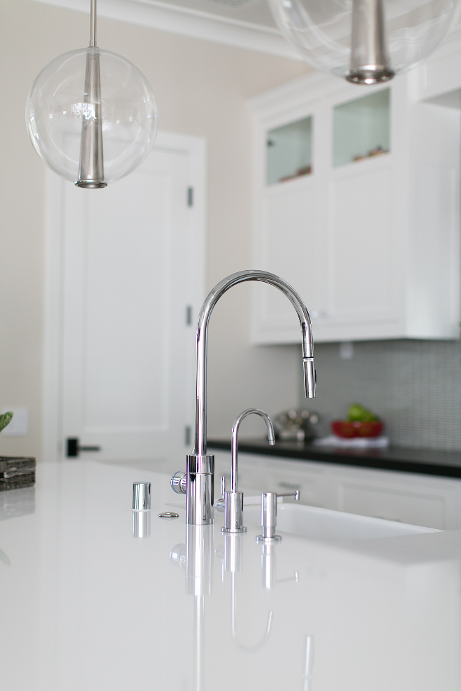 Kitchen Faucet. Modern kitchen faucet. This modern kitchen faucet is Waterstone 5300-PC Faucet. The Waterstone 5300-PC Faucet costs around $1,660.00 #Kitchenfaucet #modernkitchefaucet #kitchen #faucet Patterson Custom Homes. Brandon Architects, Inc. 