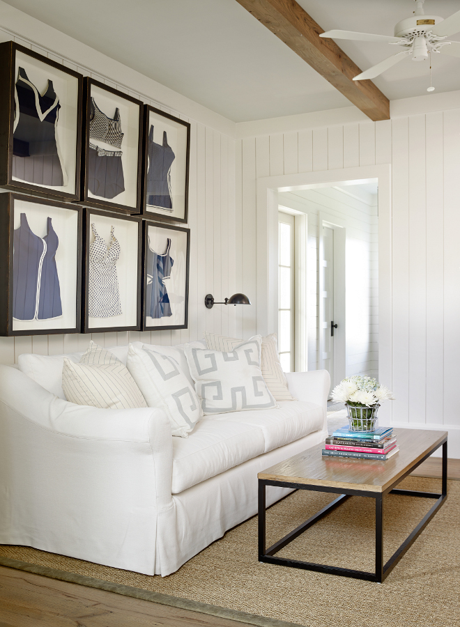 Coastal Art Ideas. Frame some retro-style swimsuit to create a coastal inspired gallery in your home. Framed retro-style swimsuit. #framedretrostyleswimsuit #framedretroswimsuit #retroswimsuit #retroswimsuitart T.S. Adams Studio, Architects