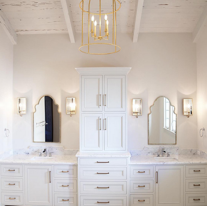 Bathroom Ceiling. Wood Bathroom Ceiling. Vaulted pecky cypress ceiling in bathroom. Bathroom features vaulted pecky cypress ceiling. #VaultedCeiling #peckycypressceiling #bathroom Old Seagrove Homes.