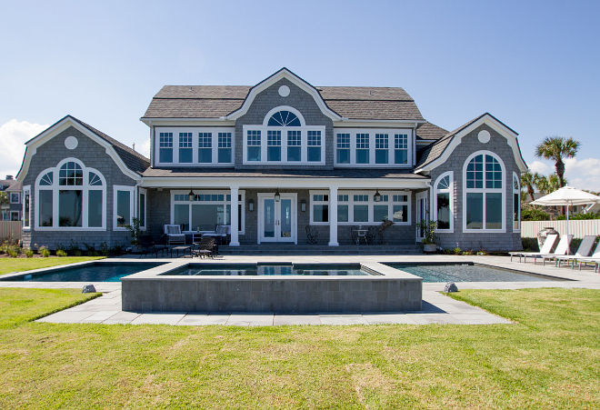 Swimming laps or relaxing pool side has never looked this good. Heritage Homes of Jacksonville. Villa Decor & Design.