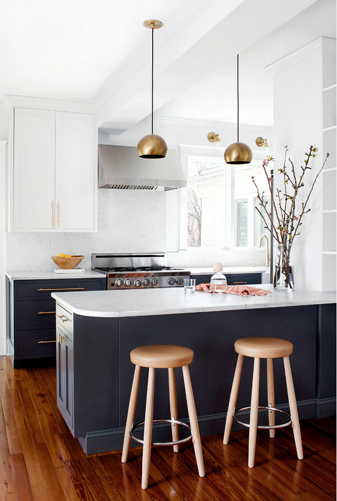 Two tone discount kitchen walls