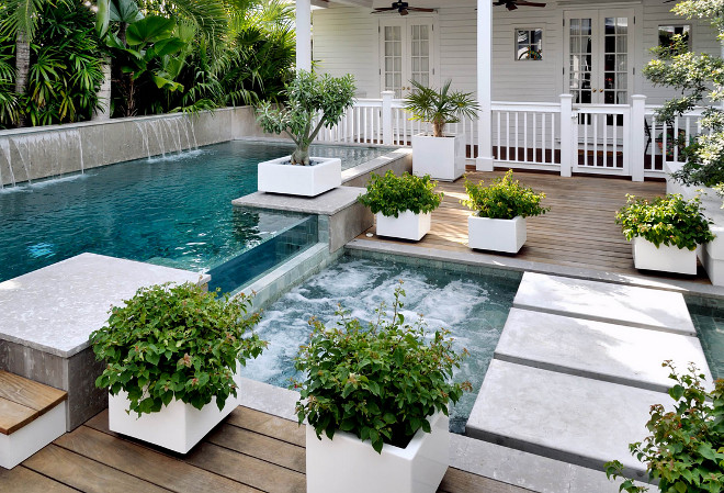 Pool and spa. Pool spa backyard. Pool spa backyard #Pool #spa #backyard Craig Reynolds Landscape Architecture