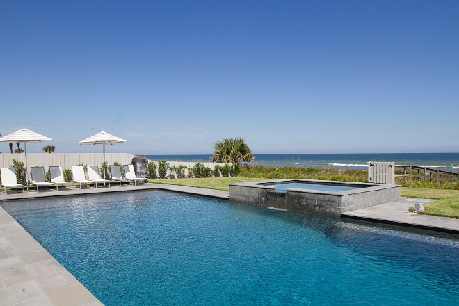 Pool. Peaceful and private pool with backyard. Peaceful and private pool #pool #privatebackyard #poolprivacyideas Heritage Homes of Jacksonville and Villa Decor & Design