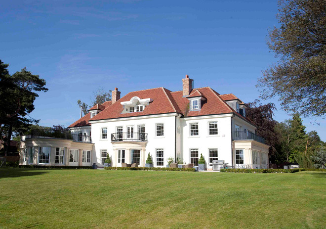 Back of the House. Traditional Homes. Back of a traditional home. This home is private and truly breathtaking. Hayburn & Co. 