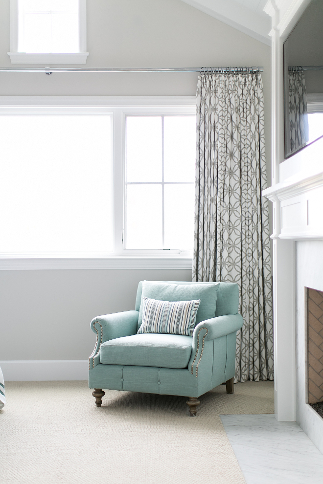 Bedroom draperies. The bedroom draperies were custom made. Bedroom draperies. Bedroom draperies #Bedroom #draperies Churchill Design
