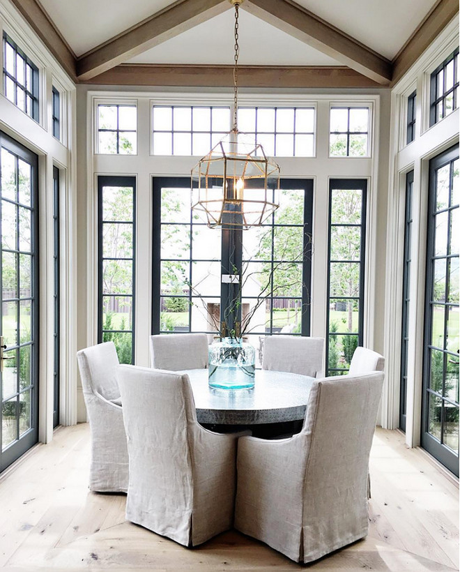 Dining Room Windows. Dining Room Floor to Ceiling Windows. Dining Room. Windows. #DiningRoom #Windows #DiningroomWindows Establish Design.