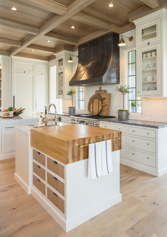 Kitchen Island. Kitchen Island with Butchers Block Countertop and vegetable drawers. Kitchen Island. #KitchenIsland #island #ButchersBlock #vegetabledrawers #kitchen