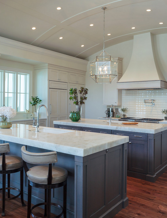 Kitchen Barrel Ceiling. Kitchen Barrel Ceilings. Kitchen Barrel Ceiling and two islands. Kitchen Barrel Ceiling lighting. Kitchen Barrel Ceiling #KitchenBarrelCeiling #Kitchen #BarrelCeiling #BarrelCeilingLighting #lighting BCB Homes, Inc.