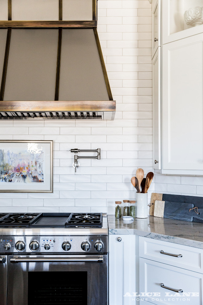 Backsplash Tile. Backsplash Tile is Daltile New Yorker, Matte White. Countertop is White Macabus Quartzite. Backsplash is Daltile New Yorker, Matte White #BacksplashTile #Backsplash #Daltile #MatteWhite #Countertop #WhiteMacabus #Quartzite.