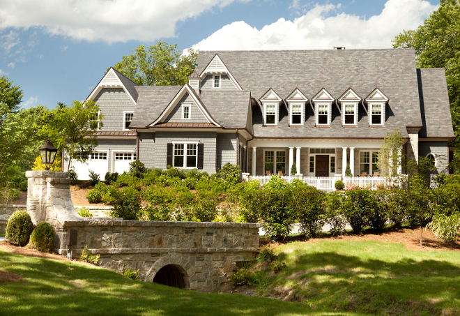 Driveway Stone Bridge. Bluestone Driveway Stone Bridge. Driveway Stone Bridge Ideas. #DrivewayBridge #StoneBridge #Bridge T.S. Adams Studio. Interiors by Mary McWilliams from Mary Mac & Co.