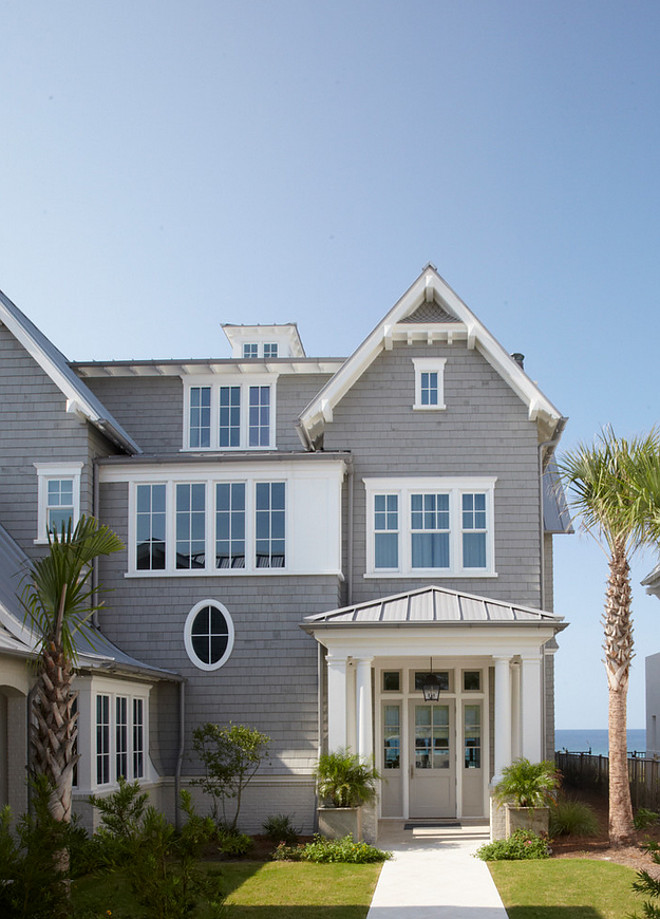 Front Door. San Juan provided all the exterior doors - the front door was a custom "splayed panel" that we designed in house. #frontdoor #door #doorideas TS Adams Studio Architects