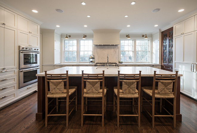 Kitchen with windows on both sides of hood. Kitchen layout for windows beside hood. #kitchen #layout #windowsbesidehood Northstar Builders, Inc.